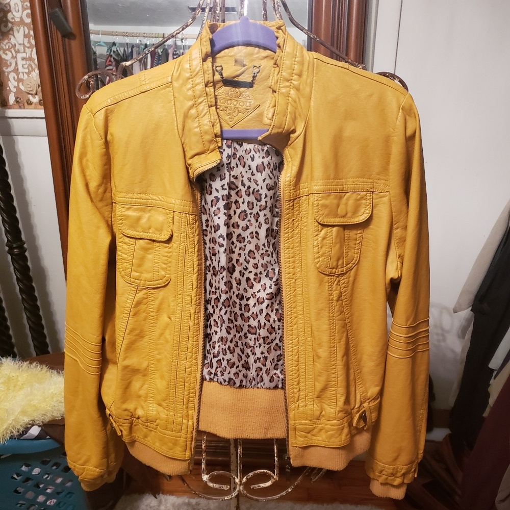 Joujou mustard yellow jacket